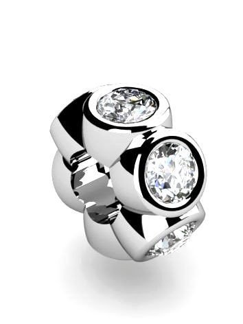 Koralik, charms, zawieszka modułowa, srebro 925