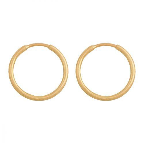 Kolczyki złote 585 koła - 39192