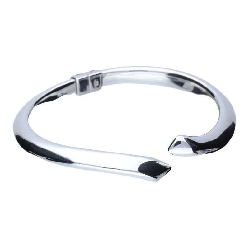 Bransoletka srebrna 925 sztywna elegancka otwierana