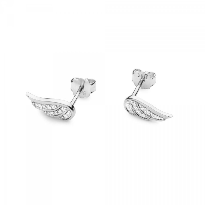 Kolczyki złote 585 z brylantami 0,10ct CK-02