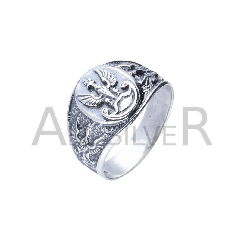 SREBRNY SYGNET 925 Z ORŁEM ORZEŁKIEM r.31