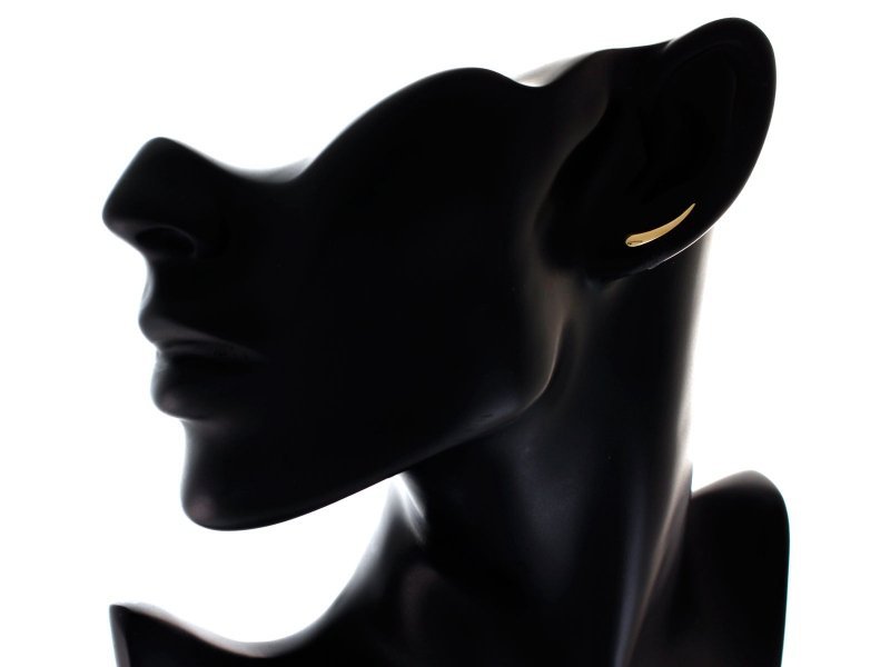 Kolczyki złote 585 kreski nausznice