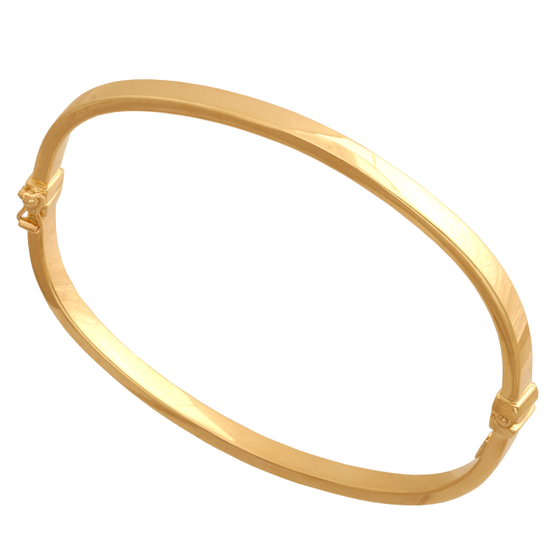 Bransoletka złota 585 sztywna klasyczna elegancka