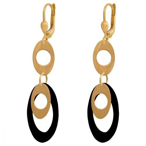 Kolczyki złote 585 wiszące - 23214