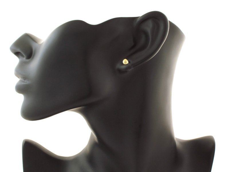 Kolczyki złote 585 sztyft kulki 5mm