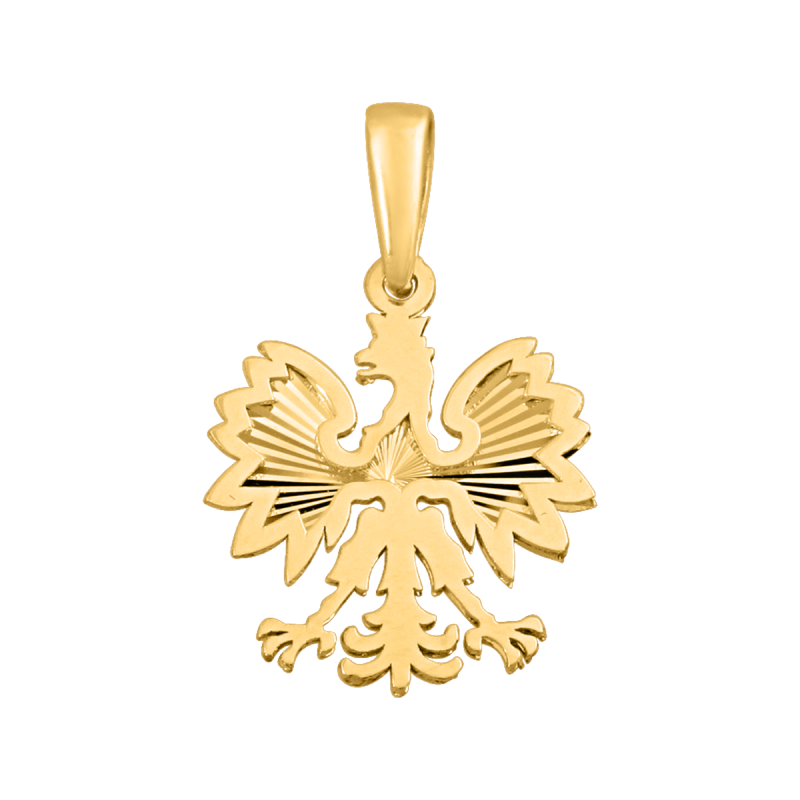 Zawieszka złota 585 patriotyczna orzeł orzełek