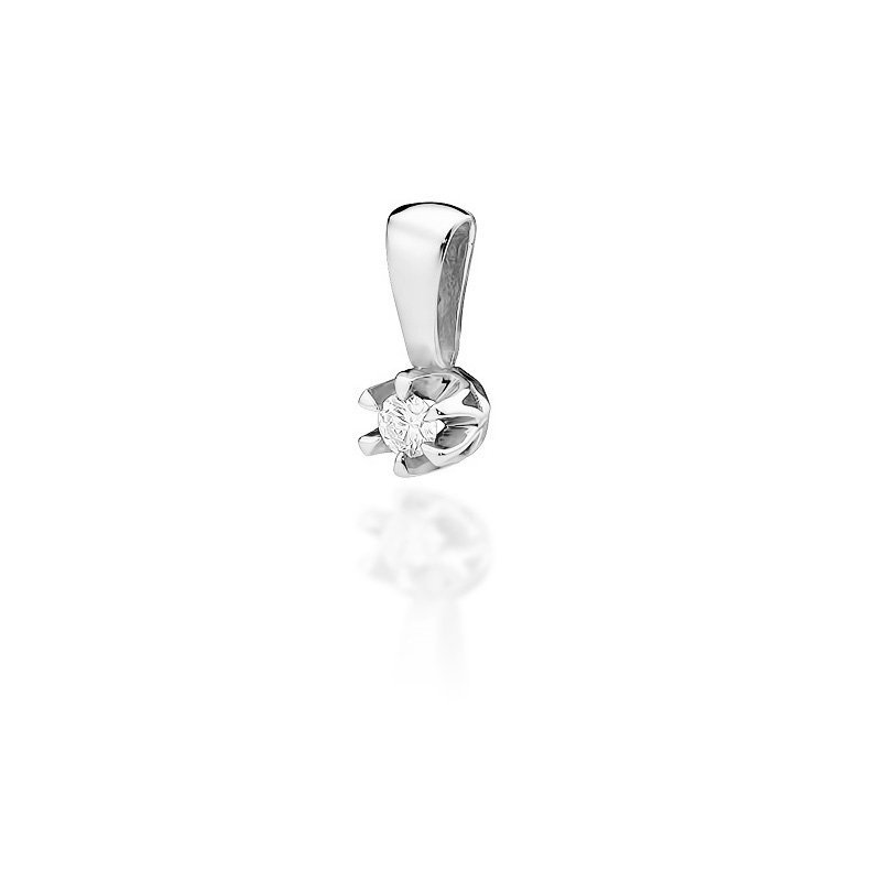 Zawieszka złota 585 z brylantami 0,08ct Z-32