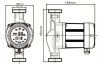 IBO EHI Pompa obiegowa elektroniczna 25/40 180 mm enegooszczędna