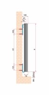 Diamond DV-20 1800x600 dekoracyjny grzejnik stalowy pionowy 