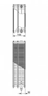 Grzejnik stalowy Cosmo KV33 900x800 kaloryfer trójpłytowy +uchwyty
