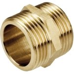 Nypel mosiężny 3/8 cala SOLIDNY
