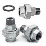 Śrubunek Ocynkowany 1 1/4 płaski WZ nr7 5/4