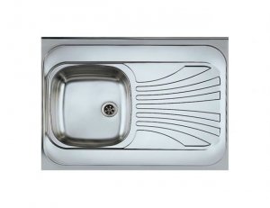 Zlewozmywak Alveus Classic 30 60x80 cm 1-komorowy INOX +syfon