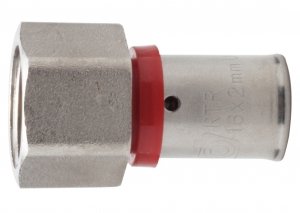 Złączka Zaciskana Pex 20x3/4 GW zaprasowywana mocna