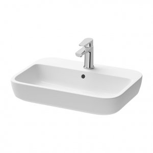 Umywalka Cersanit Caspia 60 Square Ceramiczna prostokątna nablatowa