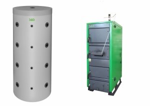 Sas Varmo Plus 15 kW kocioł zgazowujący drewno + bufor ciepła BST 600 l