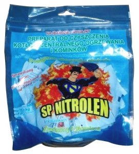 Nitrolen wypalacz sadzy do kotła kominka 500 g saszetki (100 szt x 5g)