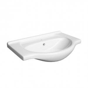 Umywalka Defra Roberto 60 Ceramiczna biała meblowa  60x43 cm