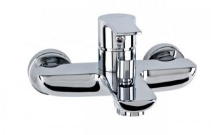 Bateria wannowa Dali bateria prysznicowa Valvex ścienna chromowana