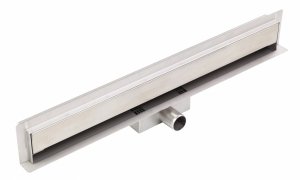 Odpływ liniowy ścienny 50 cm odwodnienie liniowe Flow 500 stal nierdzewna