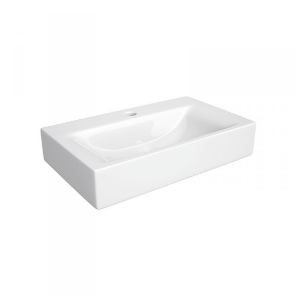 Umywalka meblowa Defra Valencia New 50 Ceramiczna biała 50x30 cm