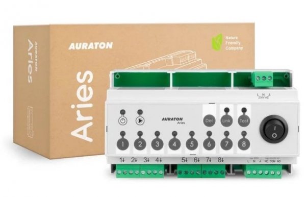 Auraton Aries RTH 8D PRO bezprzewodowa listwa sterująca ogrzewania podłogowego