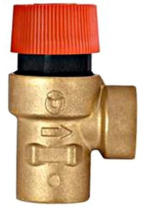 Zawór bezpieczeństwa 1/2&quot; 6 bar nakrętny