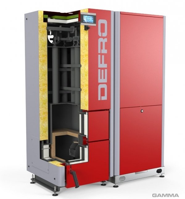 Defro Gamma 20 kW automatyczny kocioł peletowy do 250 m2