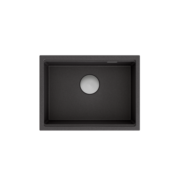 Quadron Clark 76x43 cm zlewozmywak kuchenny jednokomorowy granitowy onyx