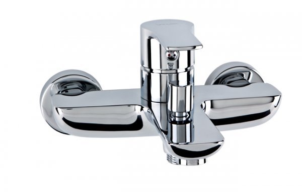 Bateria wannowa Dali bateria prysznicowa Valvex ścienna chromowana