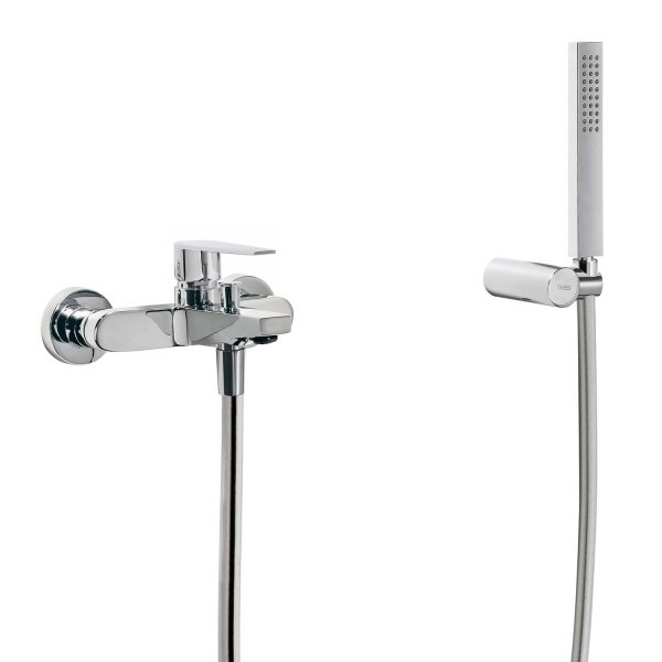 Bateria wannowa Tres Class Zestaw natryskowy Banera ze słuchawką i wężem