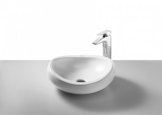 Umywalka nablatowa Roca URBI 1 45 cm Ceramiczna bez otworu
