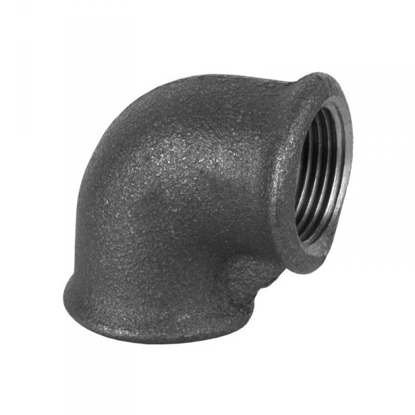 Kolano czarne 5/4&quot; żeliwne nakrętne dn 32