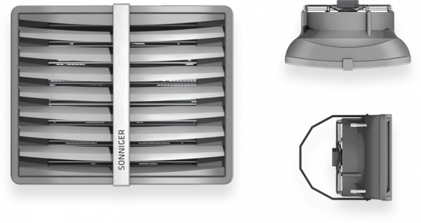 Sonniger Heater Condens CR3 nagrzewnica wodna 70 kW zestaw