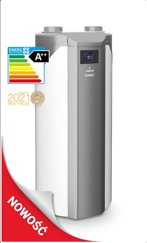 Galmet Basic V4 pompa ciepła z zasobnikiem z wężownicą 270 litrów