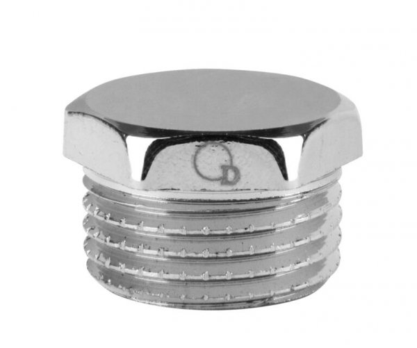 Korek chromowany 3/8&quot; Gz mosiężny