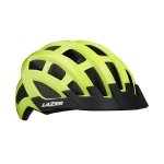 Kask Lazer Compact DLX Flash Yellow +Siatka +LED 