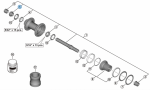 Stożek lewy piasty Shimano FH-M8110