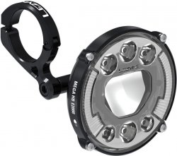 Lampka przednia Lezyne Mega HB StVZO E2000 — czarna, e-bike