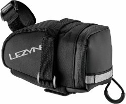 Torba podsiodłowa Lezyne M-Caddy (M) z zestawem CO₂ — czarna