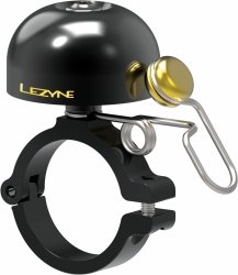 Dzwonek rowerowy Lezyne Classic Brass Bell HM — czarny
