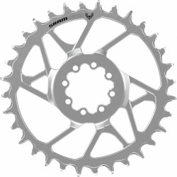 Koronka SRAM T-Type Eagle 90 32T — Direct Mount, offset 3 mm, stal, srebrna
