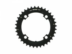 Zębatka SRAM/Truvativ MTB 36T — 104 BCD, linia łańcucha 49 mm, 2×10, bez pinu, Blast Black (36/22)