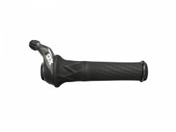 Manetka obrotowa SRAM X01 Eagle Grip Shift — prawa (tył), 12-rzędowa, czarna, z chwytami Locking Grips