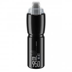 Bidon ELITE Jet Plus Black Grey logo 950ml