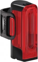 Lampka rowerowa tylna Lezyne Strip+ StVZO — czarna, czerwone światło (USB-C)