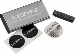 Zestaw naprawczy Lezyne Metal Kit — szary, aluminiowe etui