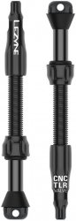 Zawory tubeless Lezyne Tubeless Valve CNC Pro 60 mm — czarne