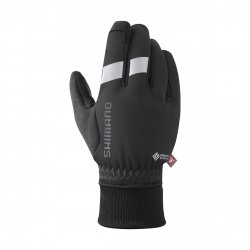 Rękawiczki SHIMANO Windstopper® Primaloft® czarne rozmiar M męskie