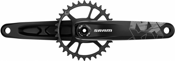 Korba SRAM NX Eagle DUB — 165 mm, 32T X-SYNC 2 (stal), 1×12, Direct Mount, czarna